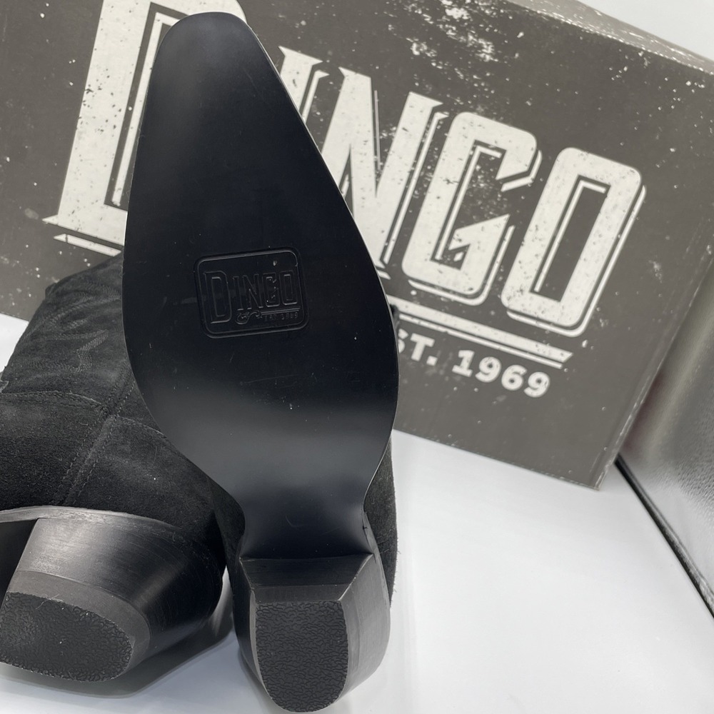 Dingo‎ Out West Women's Suede / Black Cowgirl Boots Size 9.5 NEW DI920 - Picture 3 of 7